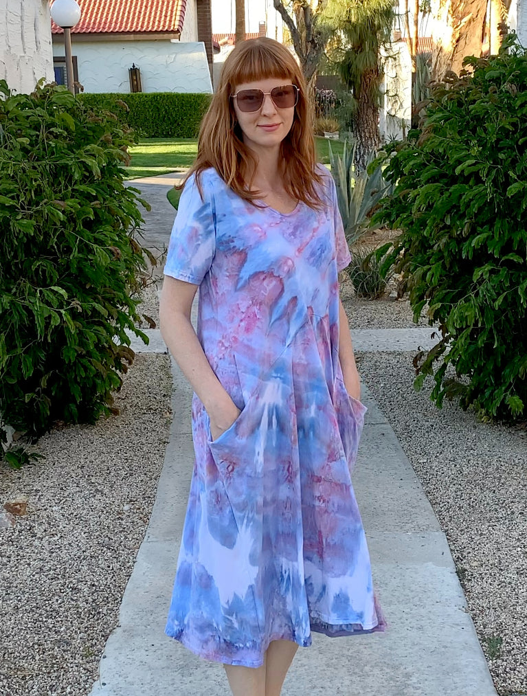 cotton garden dress size L
