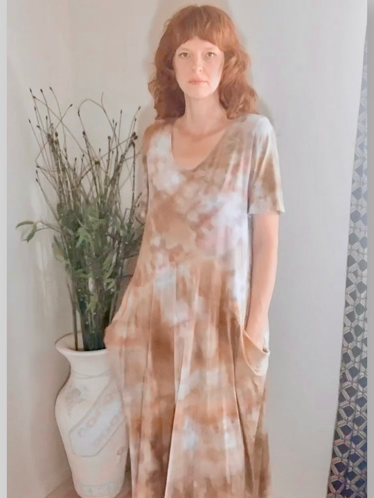 cotton garden dress size L